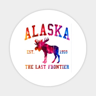 Alaska The Last Frontier Magnet